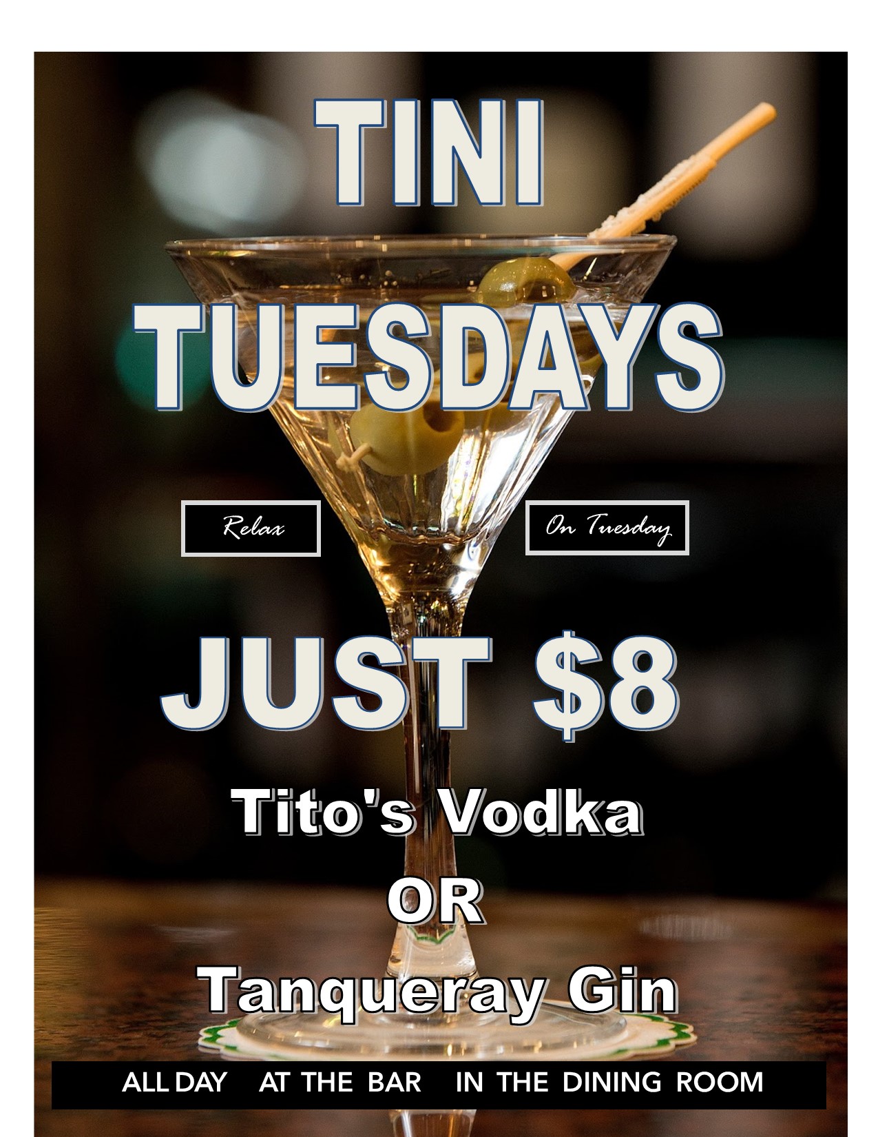 Martini Tuesday Special